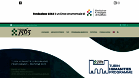 What Fondazione1563.it website looked like in 2020 (3 years ago)