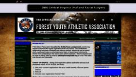 What Forestyouth.org website looked like in 2020 (3 years ago)