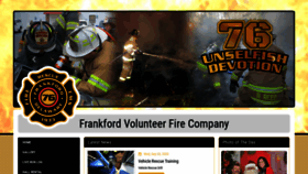 What Frankfordfire.com website looked like in 2020 (3 years ago)