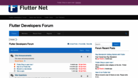 What Flutter-net.com website looked like in 2020 (3 years ago)