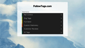 What Followtags.com website looked like in 2020 (3 years ago)
