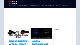 What Firestickappstips.com website looked like in 2020 (3 years ago)