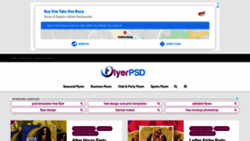 What Flyerpsd.com website looked like in 2020 (3 years ago)