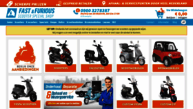What Fastfuriousscooters.nl website looked like in 2020 (3 years ago)