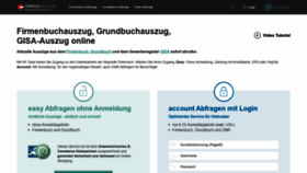 What Firmenbuchgrundbuch.at website looked like in 2020 (3 years ago)