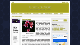 What Floridaplumeria.com website looked like in 2020 (3 years ago)