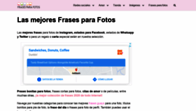 What Frasesparafotos.top website looked like in 2020 (3 years ago)