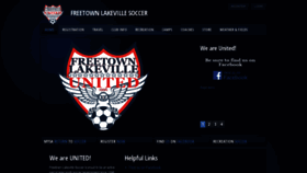 What Freelakeunited.org website looked like in 2020 (3 years ago)