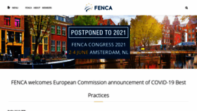 What Fenca.org website looked like in 2020 (3 years ago)