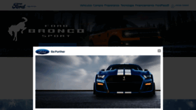 What Ford.mx website looked like in 2020 (3 years ago)