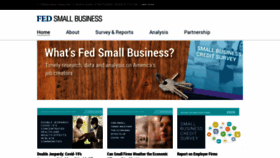 What Fedsmallbusiness.org website looked like in 2020 (3 years ago)