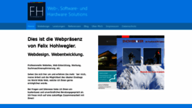What Felix-hohlwegler.de website looked like in 2020 (3 years ago)