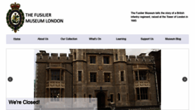 What Fusiliermuseumlondon.org website looked like in 2020 (3 years ago)