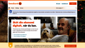 What Foreningssparbanken.se website looked like in 2020 (3 years ago)