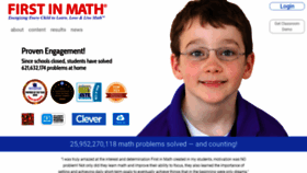 What Firstinmath.in website looked like in 2020 (3 years ago)