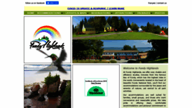What Fundyhighlandchalets.com website looked like in 2020 (3 years ago)