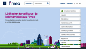 What Fimea.fi website looked like in 2020 (3 years ago)