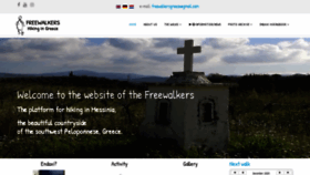 What Freewalkers.eu website looked like in 2020 (3 years ago)
