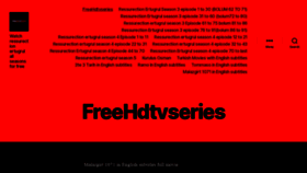 What Freehdtvseries.com website looked like in 2020 (3 years ago)