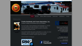 What Franksautobodyinc.com website looked like in 2020 (3 years ago)