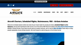 What Flyairgate.com website looked like in 2020 (3 years ago)
