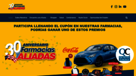 What Farmaciasaliadas.com website looked like in 2020 (3 years ago)