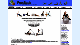 What Feetback.dk website looked like in 2020 (3 years ago)