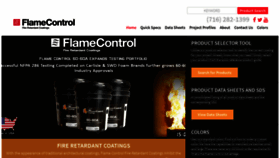 What Flamecontrolcoatings.com website looked like in 2020 (3 years ago)