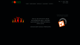 What Focuspinturas.com.br website looked like in 2020 (3 years ago)
