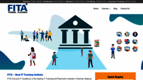 What Fitaacademy.in website looked like in 2020 (3 years ago)