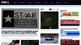 What Fox4news.com website looked like in 2020 (3 years ago)