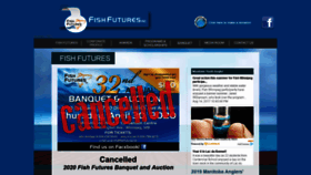 What Fishfutures.net website looked like in 2020 (3 years ago)