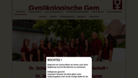 What Frauenaerzte-schaich-huebner.de website looked like in 2020 (3 years ago)
