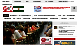 What Fesp-ugtandalucia.org website looked like in 2020 (3 years ago)