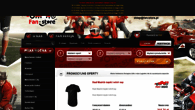 What Fan-store.pl website looked like in 2020 (3 years ago)