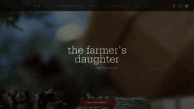 What Farmersdaughterpa.com website looked like in 2020 (3 years ago)