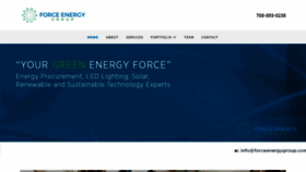 What Forceenergygroup.com website looked like in 2020 (3 years ago)