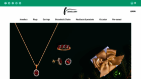 What Fjewellery.co.uk website looked like in 2020 (3 years ago)