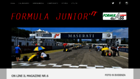 What Formulajunior.it website looked like in 2020 (3 years ago)