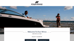 What Fourwinns.com website looked like in 2020 (3 years ago)
