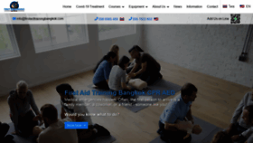 What Firstaidtrainingbangkok.com website looked like in 2020 (3 years ago)