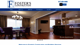What Fostersconstruction.biz website looked like in 2020 (3 years ago)