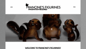 What Francinesfigurines.com website looked like in 2020 (3 years ago)