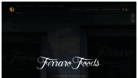 What Ferrarofoods.com website looked like in 2020 (3 years ago)