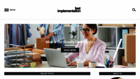 What Fastimplementation.com website looked like in 2020 (3 years ago)