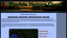 What Floridanaturecoast.org website looked like in 2020 (3 years ago)