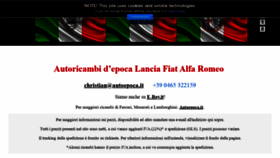 What Fiatalfalancia-autoepoca.it website looked like in 2020 (3 years ago)