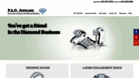 What Faojewelers.com website looked like in 2020 (3 years ago)