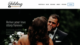 What Felsbergphotography.com website looked like in 2020 (3 years ago)