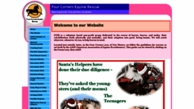 What Fourcornersequinerescue.org website looked like in 2020 (3 years ago)